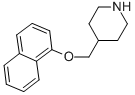 4-[(1-NAPHTHYLOXY)METHYL]PIPERIDINE CAS#: 858934-68-6