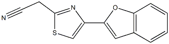 [4-(1-benzofuran-2-yl)-1,3-thiazol-2-yl]acetonitrile CAS#: 851399-94-5