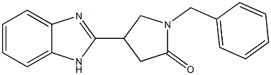 4-(1H-Benzoimidazol-2-yl)-1-benzyl-pyrrolidin-2-one CAS#: 847396-32-1