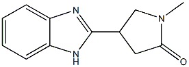 4-(1H-Benzoimidazol-2-yl)-1-methyl-pyrrolidin-2-one CAS#: 879064-66-1