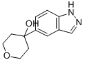 4-(1H-INDAZOL-5-YL)-TETRAHYDRO-PYRAN-4-OL CAS#: 885272-57-1