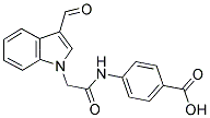 4-[2-(3-FORMYL-INDOL-1-YL)-ACETYLAMINO]-BENZOIC ACID CAS#: 886499-47-4