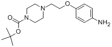 4-[2-(4-AMINOPHENOXY)ETHYL]-1-(TERT-BUTOXYCARBONYL)PIPERAZINE CAS#: 862874-77-9