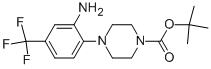 4-(2-Amino-4-trifluoromethyl-phenyl)-piperazine-1-carboxylic acid tert-butyl ester CAS#: 862874-74-6