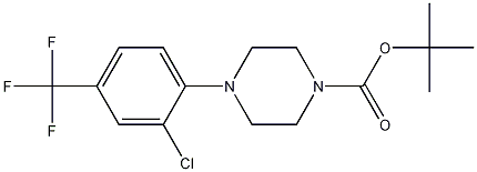 4-(2-Chloro-4-trifluoromethylphenyl)piperazine-1-carboxylic acid tert-butyl ester CAS#: 847971-81-7