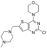 4-(2-Chloro-6-((4-Methylpiperazin-1-yl)Methyl)thieno[3,2-d]pyriMidin-4-yl)Morpholine CAS#: 885618-54-2