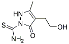 4-(2-HYDROXYETHYL)-3-METHYL-5-OXO-2,5-DIHYDRO-1H-PYRAZOLE-1-CARBOTHIOAMIDE CAS#: 850497-29-9