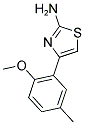4-(2-METHOXY-5-METHYLPHENYL)-1,3-THIAZOL-2-AMINE CAS#: 867329-91-7