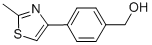 [4-(2-METHYL-1,3-THIAZOL-4-YL)PHENYL]METHANOL CAS#: 857283-96-6