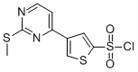 4-[2-(METHYLTHIO)PYRIMIDIN-4YL]THIOPHENE-2-SULFONYL CHLORIDE CAS#: 874841-65-3