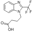 4-[2-(TRIFLUOROMETHYL)-1H-BENZIMIDAZOL-1-YL]BUTANOIC ACID CAS#: 876728-42-6