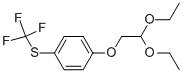 (4-(2,2-DIETHOXYETHOXY)PHENYL)(TRIFLUOROMETHYL)SULFANE CAS#: 864685-34-7