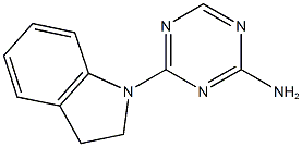 4-(2,3-DIHYDRO-1H-INDOL-1-YL)-1,3,5-TRIAZIN-2-AMINE CAS#: 879615-84-6