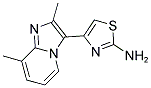 4-(2,8-DIMETHYL-IMIDAZO[1,2-A]PYRIDIN-3-YL)-THIAZOL-2-YLAMINE CAS#: 886507-40-0