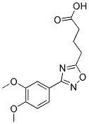 4-[3-(3,4-DIMETHOXYPHENYL)-1,2,4-OXADIAZOL-5-YL]BUTANOIC ACID CAS#: 885952-42-1