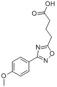4-[3-(4-METHOXYPHENYL)-1,2,4-OXADIAZOL-5-YL]BUTANOIC ACID CAS#: 876721-15-2