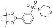 4-[3-(4,4,5,5-TETRAMETHYL-[1,3,2]DIOXABOROLAN-2-YL)-BENZENESULFONYL]-THIOMORPHOLINE CAS#: 864754-37-0