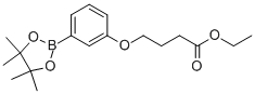 4-[3-(4,4,5,5-TETRAMETHYL-[1,3,2]DIOXABOROLAN-2-YL)-PHENOXY]-BUTYRIC ACID ETHYL ESTER CAS#: 850411-09-5