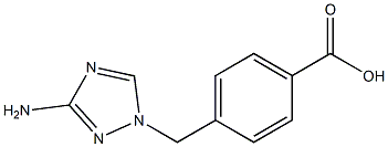 4-[(3-Amino-1H-1,2,4-triazol-1-yl)methyl]benzoic acid CAS#: 869945-43-7