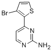 4-(3-BROMO-2-THIENYL)-2-PYRIMIDINAMINE CAS#: 886360-54-9