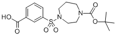4-(3-CARBOXY-BENZENESULFONYL)-[1,4]DIAZEPANE-1-CARBOXYLIC ACID TERT-BUTYL ESTER CAS#: 864685-22-3