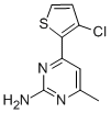 4-(3-CHLORO-2-THIENYL)-6-METHYL-2-PYRIMIDINAMINE CAS#: 863305-81-1