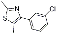 4-(3-Chlorophenyl)-2,5-diMethylthiazole CAS#: 881384-80-1