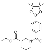 4-(3-ETHOXYCARBONYLPIPERIDINE)CARBOXAMIDOPHENYLBORONIC ACID, PINACOL ESTER CAS#: 850411-14-2