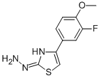 4-(3-FLUORO-4-METHOXYPHENYL)-2(3H)-THIAZOLONE HYDRAZONE CAS#: 886504-35-4