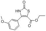 4-(3-METHOXY-PHENYL)-2-OXO-2,3-DIHYDRO-THIAZOLE-5-CARBOXYLIC ACID ETHYL ESTER CAS#: 886497-99-0