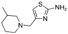 4-[(3-METHYLPIPERIDIN-1-YL)METHYL]-1,3-THIAZOL-2-AMINE CAS#: 855715-26-3