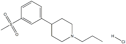 4-[3-(METHYLSULFONYL)PHENYL]-1-PROPYLPIPERIDINE, HYDROCHLORIDE CAS#: 882737-42-0