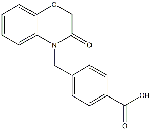4-[(3-OXO-2,3-DIHYDRO-4H-1,4-BENZOXAZIN-4-YL)METHYL]BENZOIC ACID CAS#: 857492-98-9