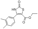 4-(3,4-DIMETHYL-PHENYL)-2-OXO-2,3-DIHYDRO-THIAZOLE-5-CARBOXYLIC ACID ETHYL ESTER CAS#: 886497-90-1
