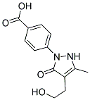 4-[4-(2-HYDROXYETHYL)-3-METHYL-5-OXO-2,5-DIHYDRO-1H-PYRAZOL-1-YL]BENZENECARBOXYLIC ACID CAS#: 861210-30-2