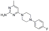 4-[4-(4-Fluorophenyl)piperazin-1-yl]-6-methylpyrimidin-2-amine CAS#: 873839-03-3