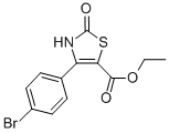 4-(4-BROMO-PHENYL)-2-OXO-2,3-DIHYDRO-THIAZOLE-5-CARBOXYLIC ACID ETHYL ESTER CAS#: 886497-45-6