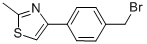 4-[4-(BROMOMETHYL)PHENYL]-2-METHYL-1,3-THIAZOLE CAS#: 857283-95-5