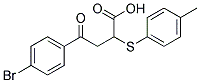 4-(4-BROMOPHENYL)-2-[(4-METHYLPHENYL)SULFANYL]-4-OXOBUTANOIC ACID CAS#: 868255-45-2