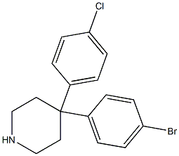 4-(4-BROMOPHENYL)-4-(4-CHLOROPHENYL)PIPERIDINE CAS#: 857531-01-2