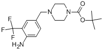 4-(4-Boc-piperazin-1-yl-methyl)-2-trifluoromethylaniline CAS#: 859027-30-8