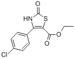 4-(4-CHLORO-PHENYL)-2-OXO-2,3-DIHYDRO-THIAZOLE-5-CARBOXYLIC ACID ETHYL ESTER CAS#: 886498-09-5