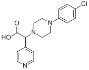 [4-(4-CHLORO-PHENYL)-PIPERAZIN-1-YL]-PYRIDIN-4-YL-ACETIC ACID CAS#: 885276-90-4