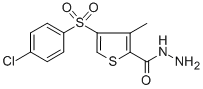 4-[(4-CHLOROPHENYL)SULFONYL]-3-METHYLTHIOPHENE-2-CARBOHYDRAZIDE CAS#: 845266-19-5