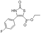 4-(4-FLUORO-PHENYL)-2-OXO-2,3-DIHYDRO-THIAZOLE-5-CARBOXYLIC ACID ETHYL ESTER CAS#: 886497-41-2