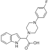 [4-(4-FLUORO-PHENYL)-PIPERAZIN-1-YL]-(1H-INDOL-2-YL)-ACETIC ACID CAS#: 885276-84-6