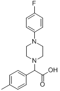 [4-(4-FLUORO-PHENYL)-PIPERAZIN-1-YL]-P-TOLYL-ACETIC ACID CAS#: 885276-67-5