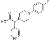 [4-(4-FLUORO-PHENYL)-PIPERAZIN-1-YL]-PYRIDIN-4-YL-ACETIC ACID CAS#: 885276-71-1