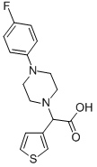 [4-(4-FLUORO-PHENYL)-PIPERAZIN-1-YL]-THIOPHEN-3-YL-ACETIC ACID CAS#: 885276-75-5