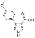 4-(4-METHOXY-PHENYL)-1H-PYRROLE-3-CARBOXYLIC ACID CAS#: 885953-54-8